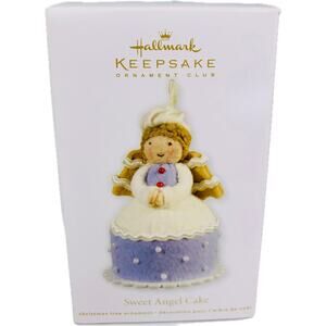 Hallmark SWEET ANGEL CAKE‎ Keepsake Ornament Club Exclusive 2012 NIB